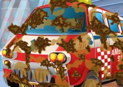 Ambulance Car Cleaning