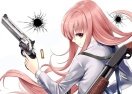 Anime Girl with Gun Puzzle
