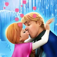 Anna and Kristoff Kiss