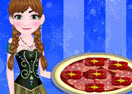 Anna Cooking Mufalletta Pizza