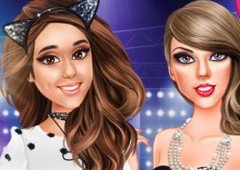 Ariana and Taylor at Music Awards