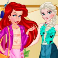 Ariel and Elsa Disney Princesses