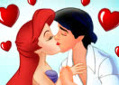 Ariel and Prince Kissing