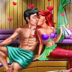 Ariel Sauna Flirting