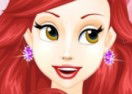 Ariel Wedding Hairstyle and Dress