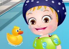 Baby Hazel Swimming Time
