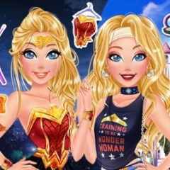 Jogo Elsa vs Barbie Fashion Contest no Jogos 360