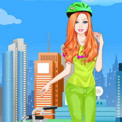 Jogo Barbie Bike Ride Dress Up