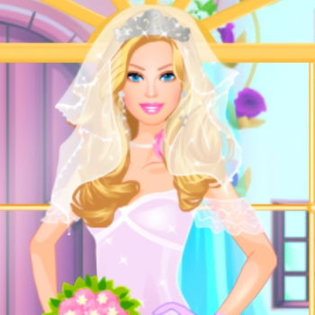 Jogo de vestir e maquiar a princesa Barbie 