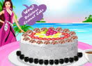 Barbie Coconut Cake Decor