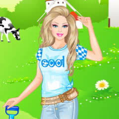 Jogo Barbie Farmer Princess Style no Jogos 360