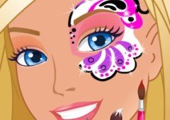 Barbie Glam Face Art