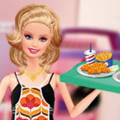 Jogo Barbie Waitress Fashion no Jogos 360