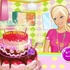 Jogo Barbie's Birthday Cake no Jogos 360