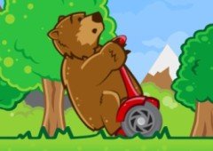 Bear On A Scooter