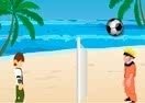 Play Ben 10 vs Naruto: Beach Ball Game