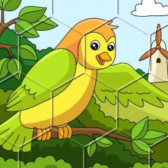 Birds Hex Jigsaw no Jogos 360