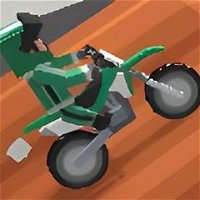 Esse joguinho de moto chamado Crazy Moto Minecraft 5 tá muito difícil.