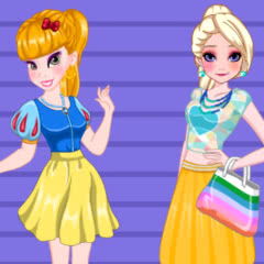 Blonde Princesses Fancy Fashion