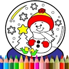 BTS Christmas Coloring