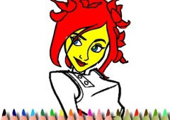 BTS Cute Girl Coloring