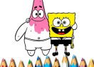 BTS Spongebob Coloring