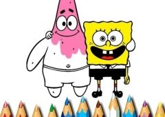 BTS Spongebob Coloring
