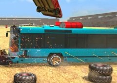 Bus Crash Stunts Demolition