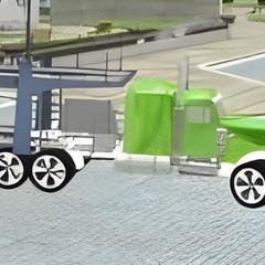 Car Carrier Trailer 3D