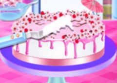 Cherry Blossom Cake Cooking