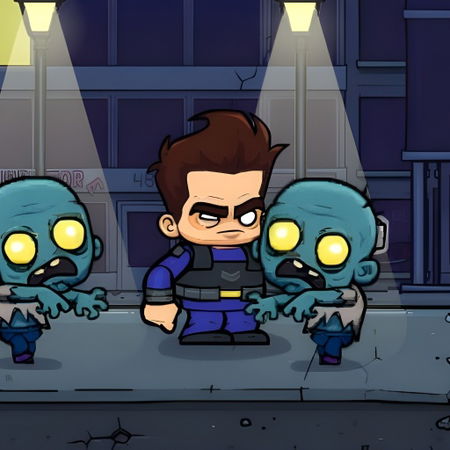 City Zombie Survival 2D