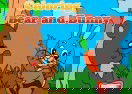 Coloring Bear and Bunny