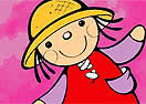 Colorir a Bonequinha de Pano