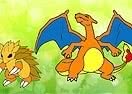 Colorir Charizard e Sandslash