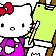 Jogo Colorir com Hello Kitty no Jogos 360