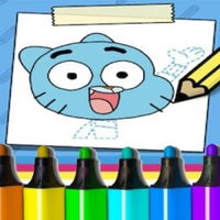 Colorir Gumball e Darwin