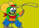 Colorir Gummy Bear Cowboy