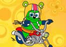 Colorir Gummy Bear Motociclista