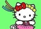 Colorir Hello Kitty Bailarina
