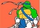Colorir Leonardo das Tartarugas Ninja