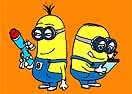 Colorir os Minions Calculando