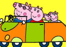 Colorir Peppa Pig Viajando