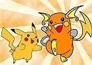 Colorir Pikachu e Raichu