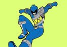Colorir Power Ranger Azul