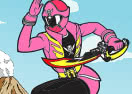 Colorir Power Ranger Rosa