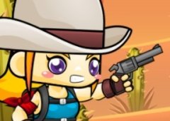 Cowgirl Shoot Zombies