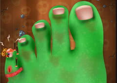 Crazy Halloween Nail Doctor