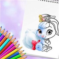Jogo Princess Coloring Glitter no Jogos 360