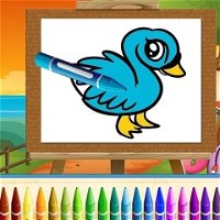 Cute Animals Coloring Book Game