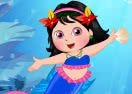 Cute Dora Mermaid Dress Up